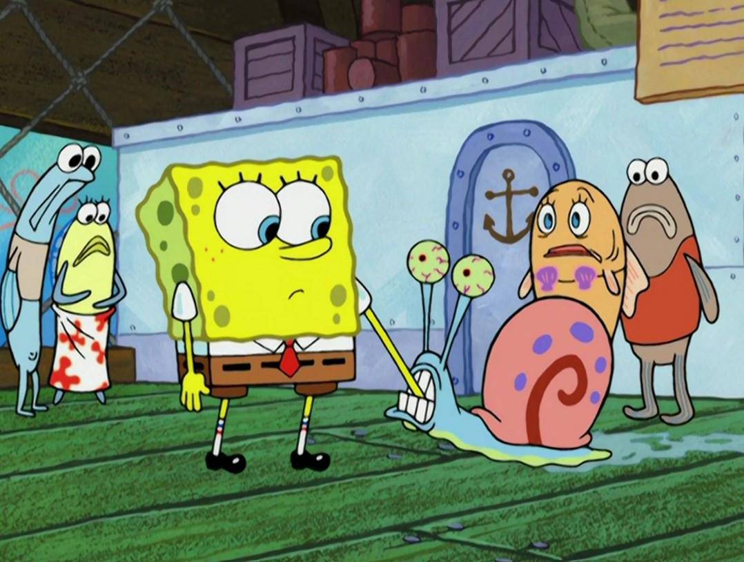 cuplikan SpongeBob SquarePants episode Once Bitten
