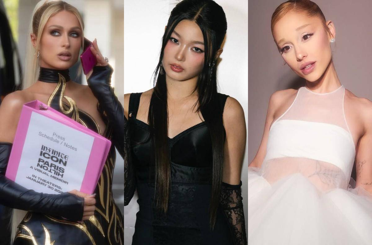 Inspirasi makeup look VMA MTV 2025 (instagram.com/parishilton) | (instagram.com/y0on_cha3) | (instagram.com/arianagrande)