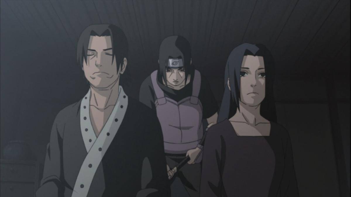 Itachi membunuh keluarganya (dok. Studio Pierrot/Naruto: Shippuden)