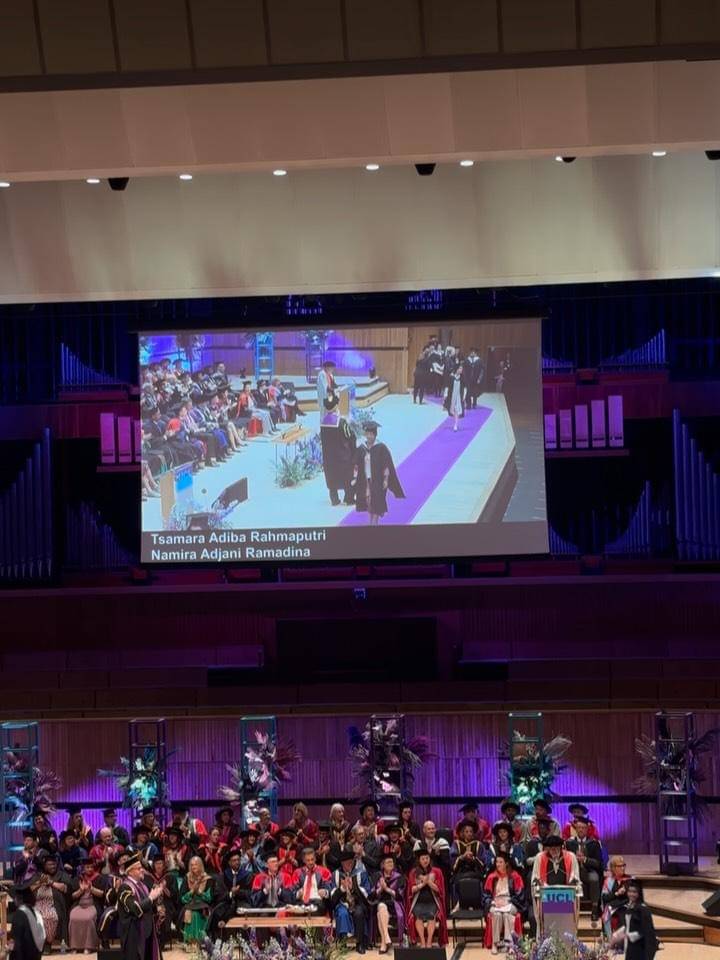 potret Namira Adzani wisuda S2