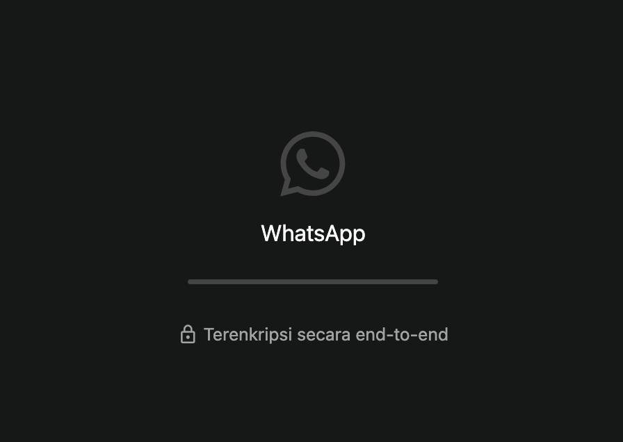 ilustrasi proses membuka pesan di WhatsApp Web 