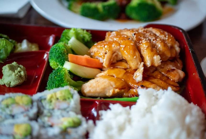 ilustrasi ayam teriyaki