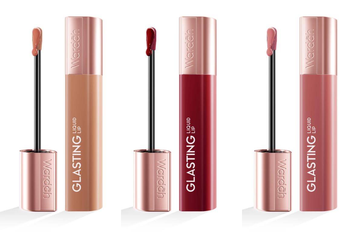 Kolase tiga shade Wardah Glasting Liquid Lip (wardahbeauty.com)
