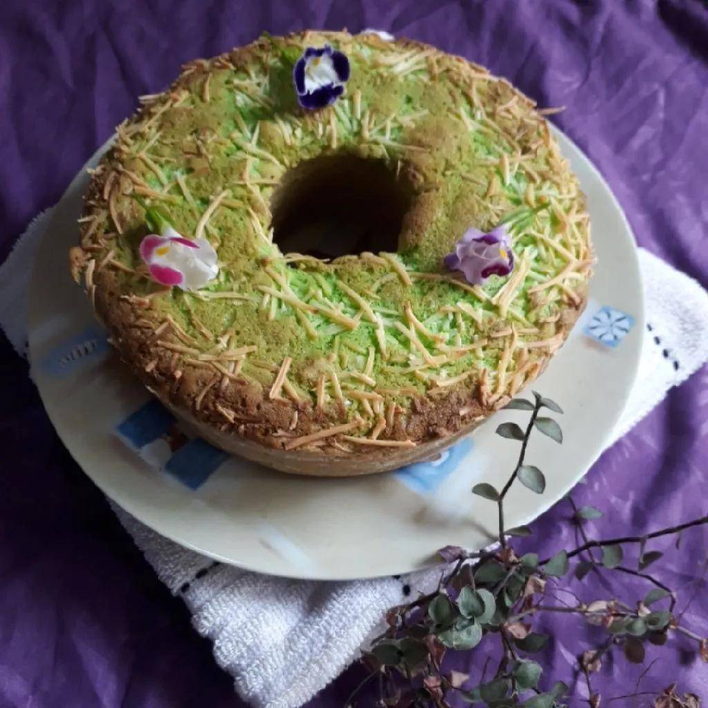 Resep bolu pandan keju 