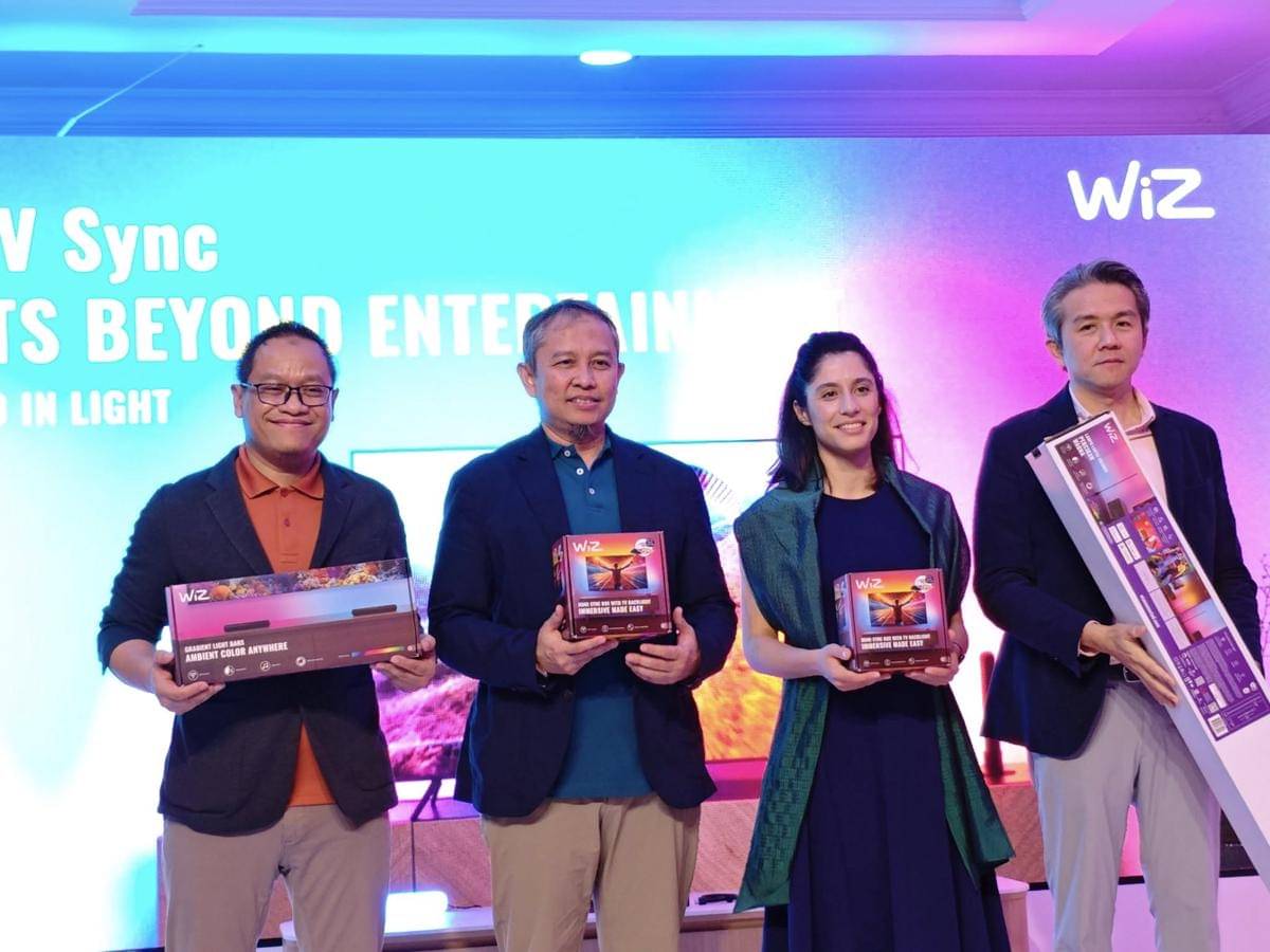 WiZ TV Sync Lights Beyond Entertainment Event.