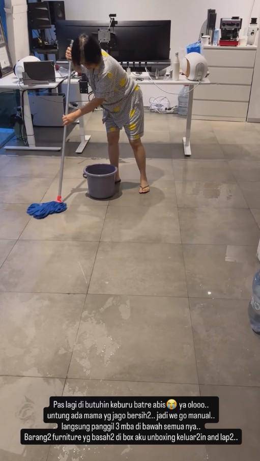 Rumah Sewa Patricia Gouw di Bali Banjir (Instagram.com/patriciagouw)