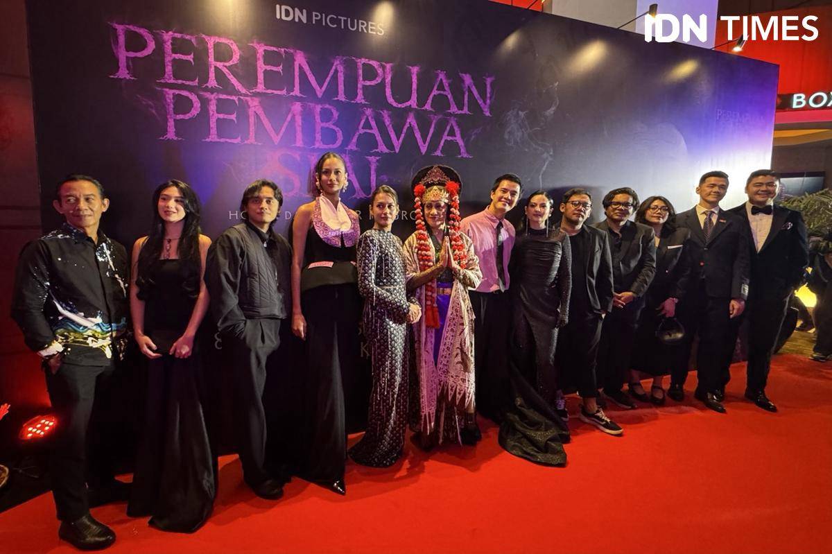 potret artis di red carpet Perempuan Pembawa Sial pada Rabu (10/9/2025)