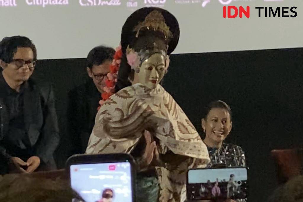 momen Didik Nini Thowok sapa media pakai kostum tarian Dwi Muka
