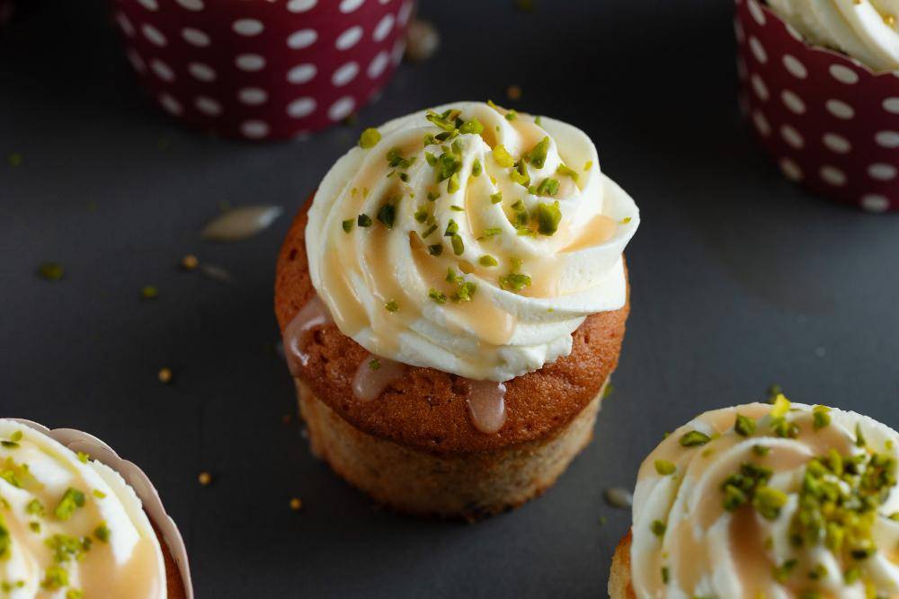 ilustrasi matcha muffin
