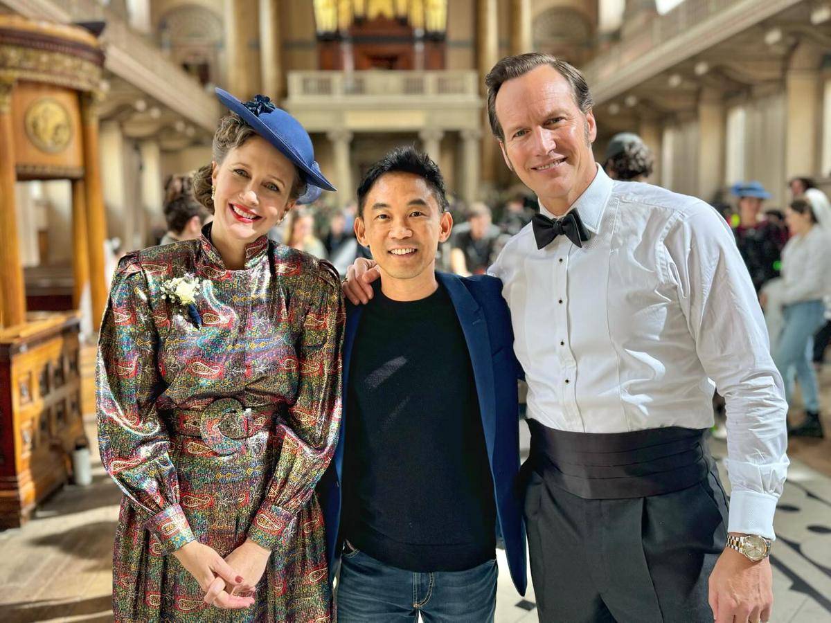 Vera Farmiga, James Wan, Patrick Wilson