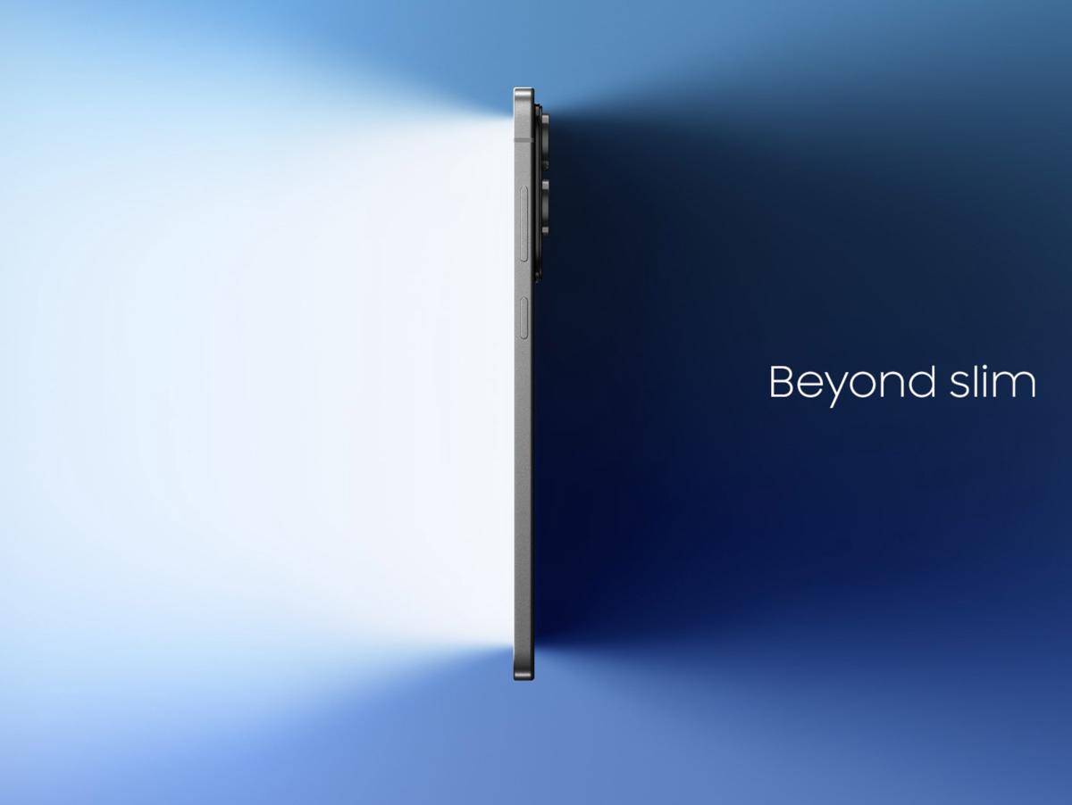 tampilan Samsung Galaxy S25 Edge yang tipis 