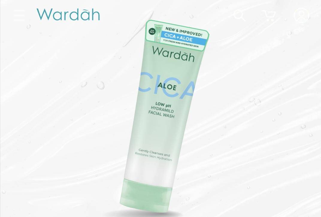 Wardah Aloe Cica Low pH Hydramild Facial Wash (wardahbeauty.com) 