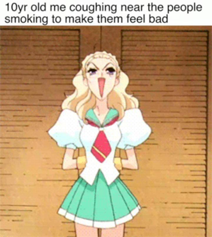 meme anime tentang batuk