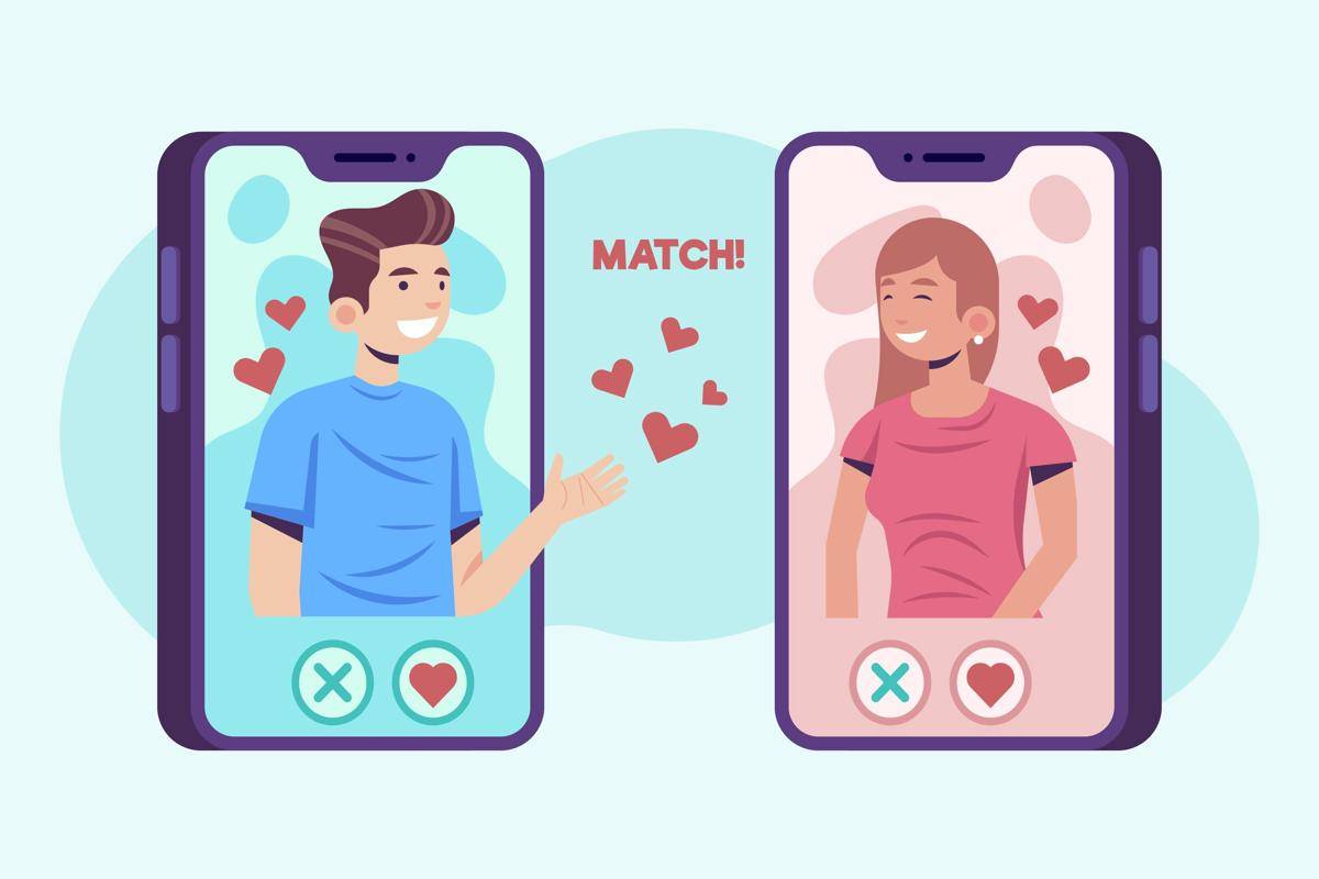 ilustrasi dating app (freepik.com/Freepik)