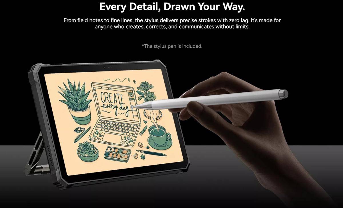 potret fitur stylus-pen Blackview Active 12 Pro 5G