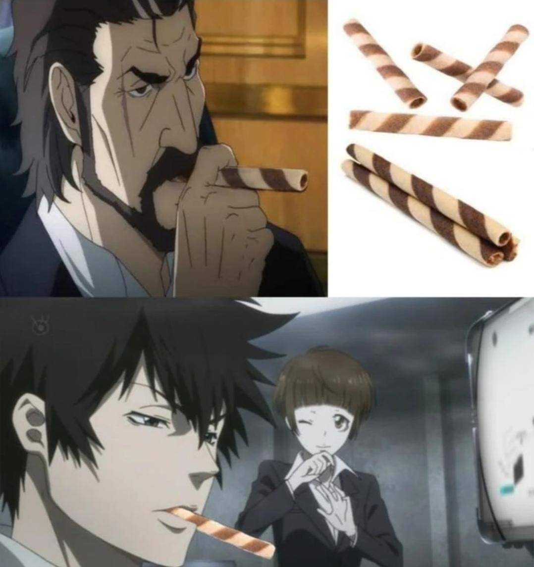 meme anime tentang rokok