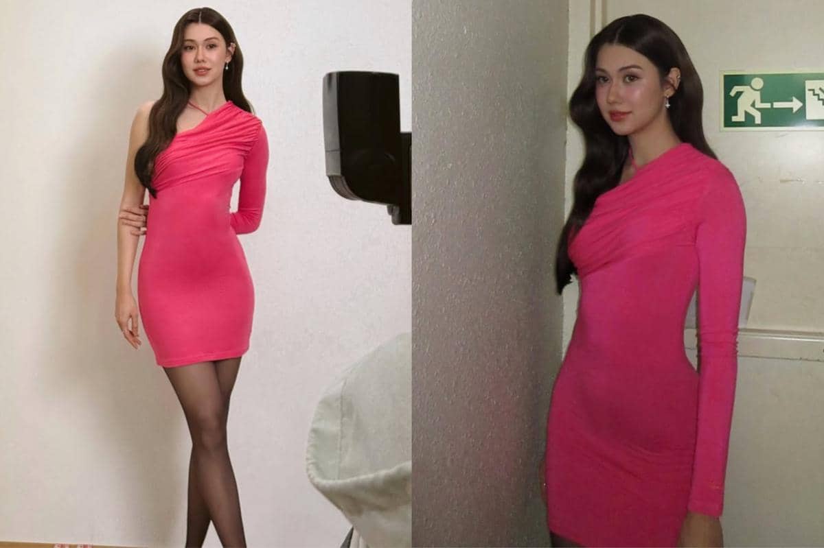 potret ide bodycon dress ala Lorena Schuett