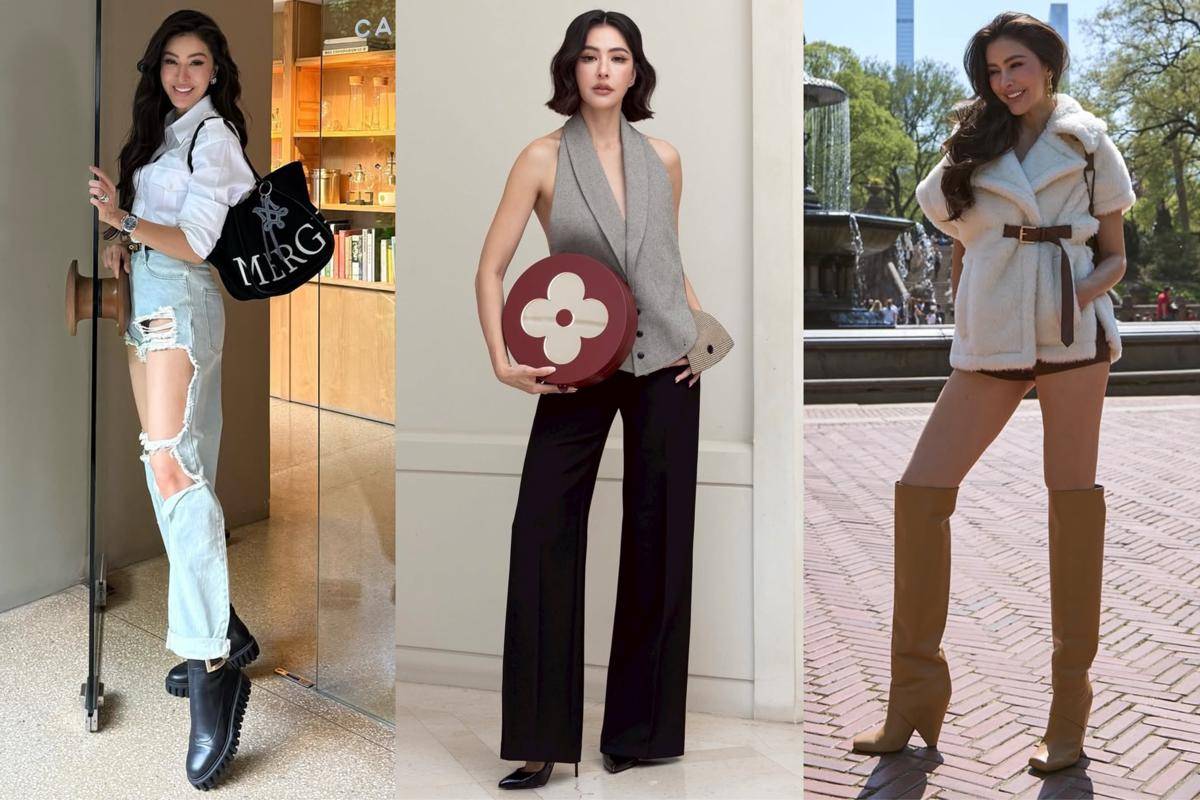 potret ide OOTD bergaya badass ala Sririta Jensen 
