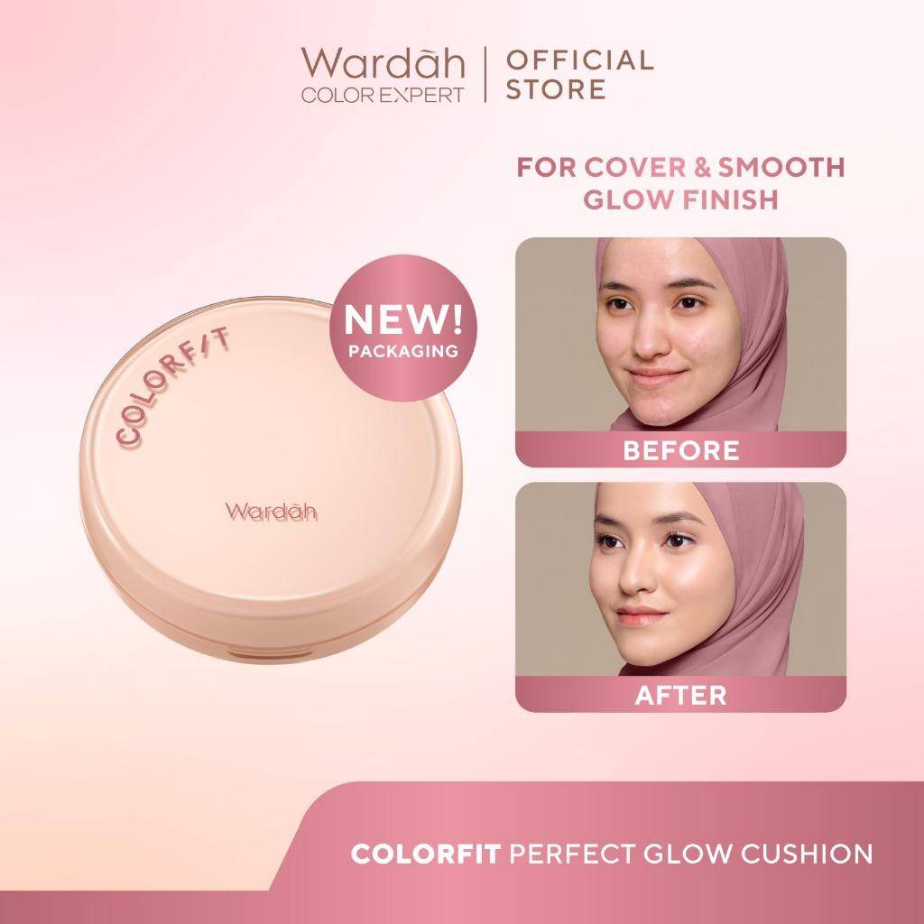 Wardah Colorfit Perfect Glow Cushion (shopee.co.id/Wardah Official Shop)