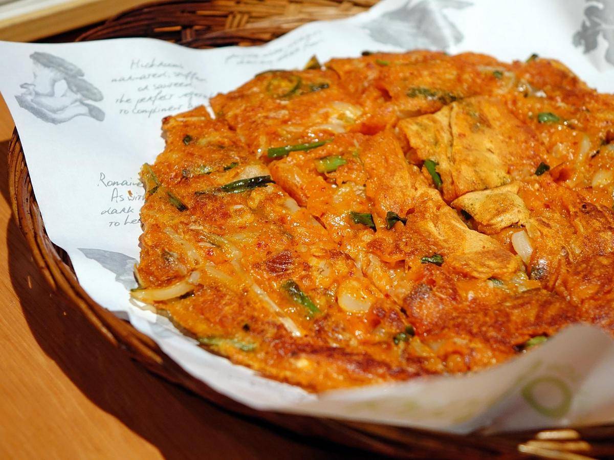 ilustrasi resep kimchi jeon gluten free 
