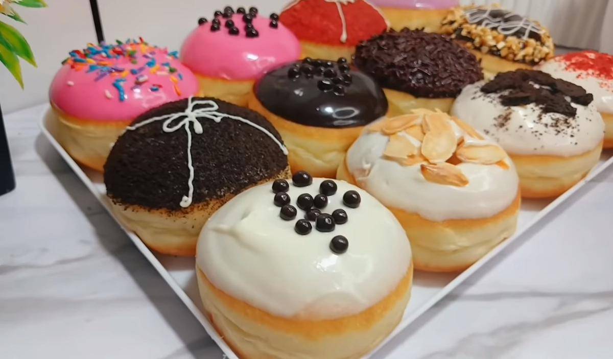 ilustrasi donat gembul (YouTube.com/vieCook)