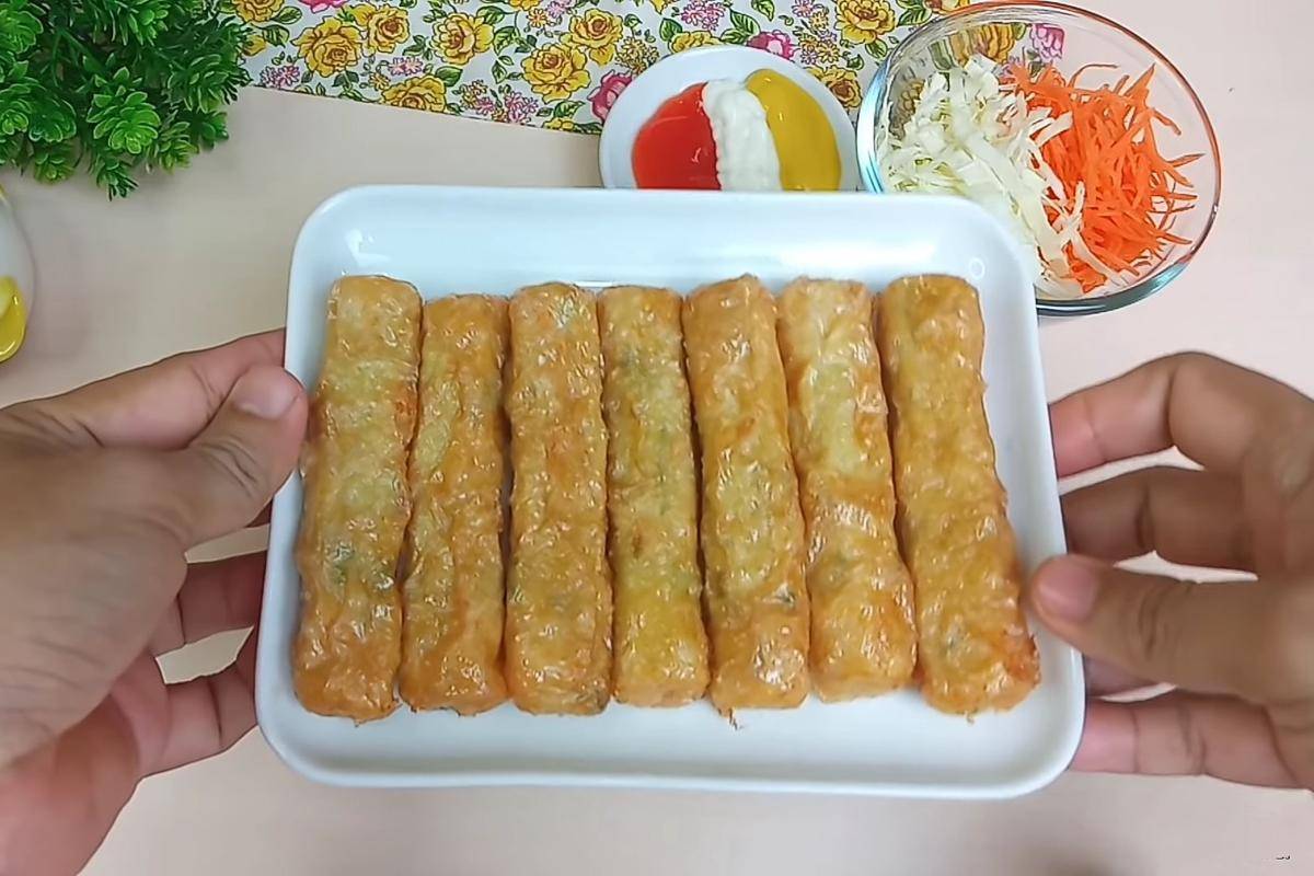ilustrasi kani roll homemade