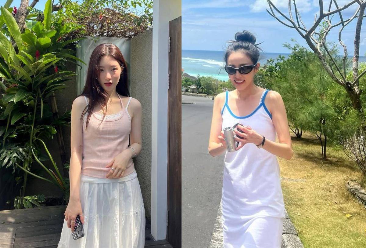 Jung Chae Yeon  dan Sandara Park (instagram.com/j_chaeyeoni dan instagram.com/daraxxi)