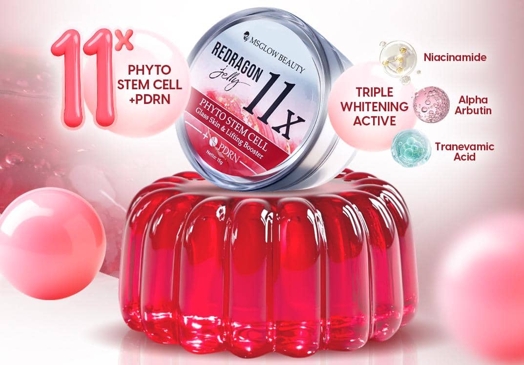 Kulit Glowing dalam Semalam? Coba Redragon Jelly dari MSGLOWBeauty
