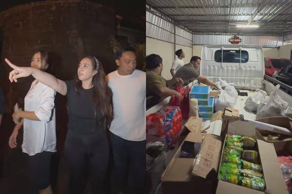 Maharani Kemala Kasih Bantuan Korban Banjir (Instagram.com/maharanikemala)