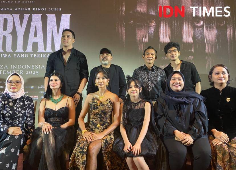 press conference film Maryam: Janji dan Jiwa yang Terikat di XXI Plaza Indonesia, Kamis (11/9/2025)