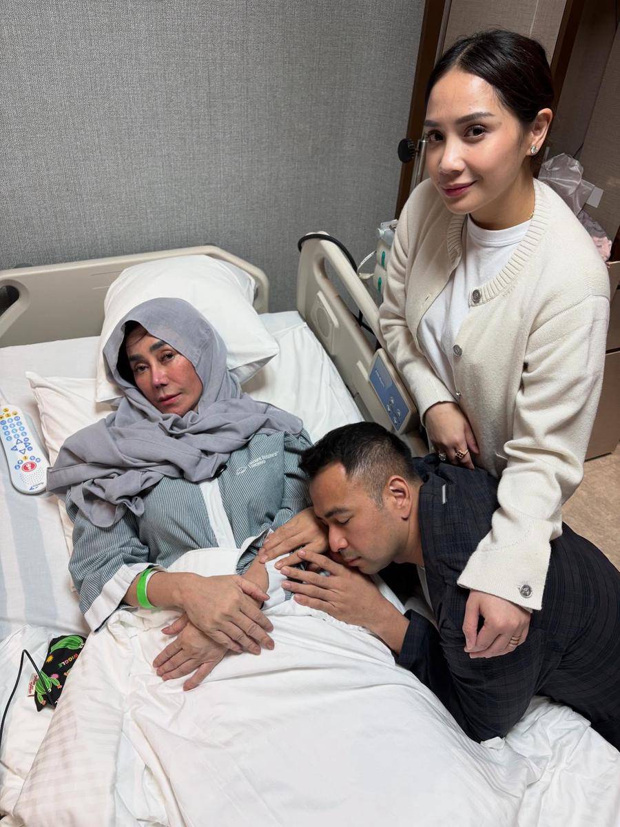 Amy Qanita Dirawat di Rumah Sakit (Instagram.com/raffinagita1717)