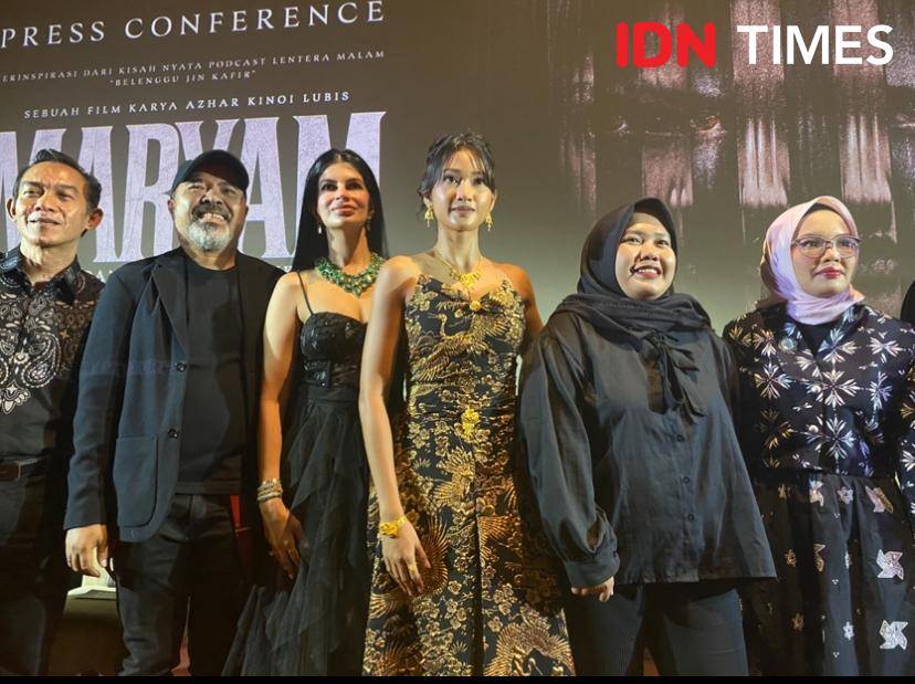press conference film Maryam: Janji dan Jiwa yang Terikat di XXI Plaza Indonesia, Kamis (11/9/2025)