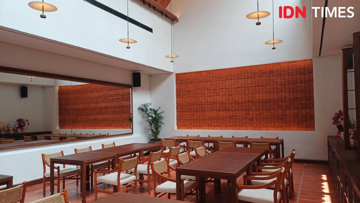 Potret area makan TAMU, Jakarta Selatan