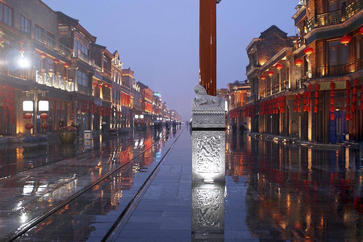 potret jalanan di Beijing