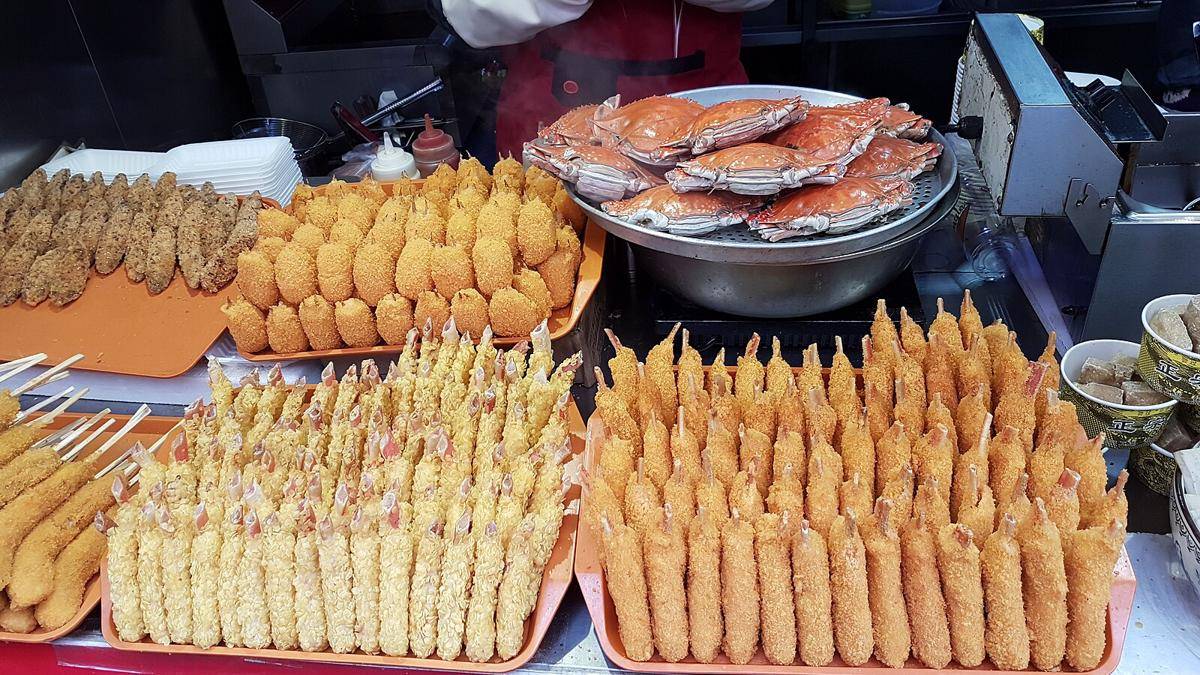 ilustrasi street food di Beijing 