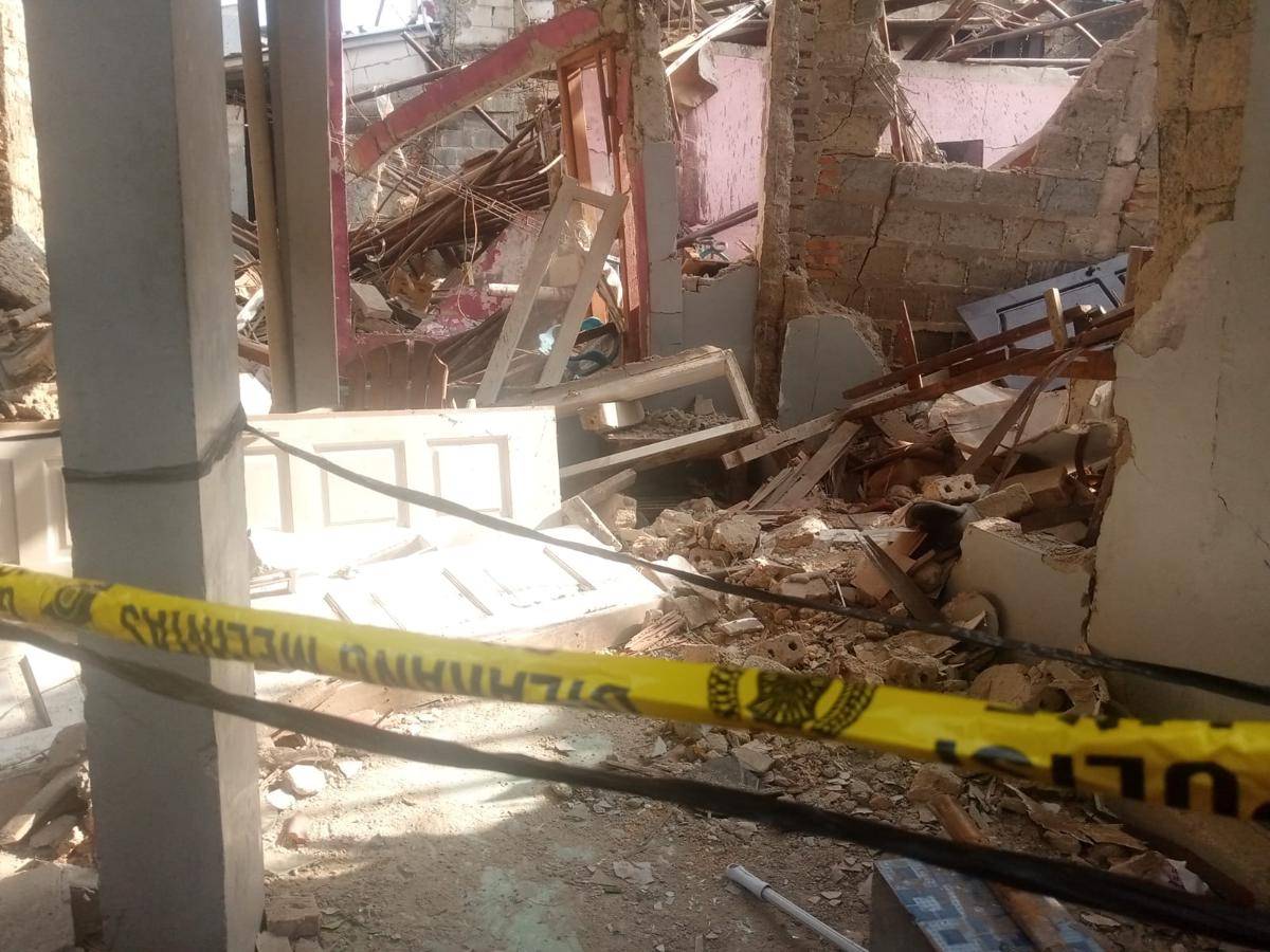 Ledakan di Pamulang sebabkan 3 rumah hancur 