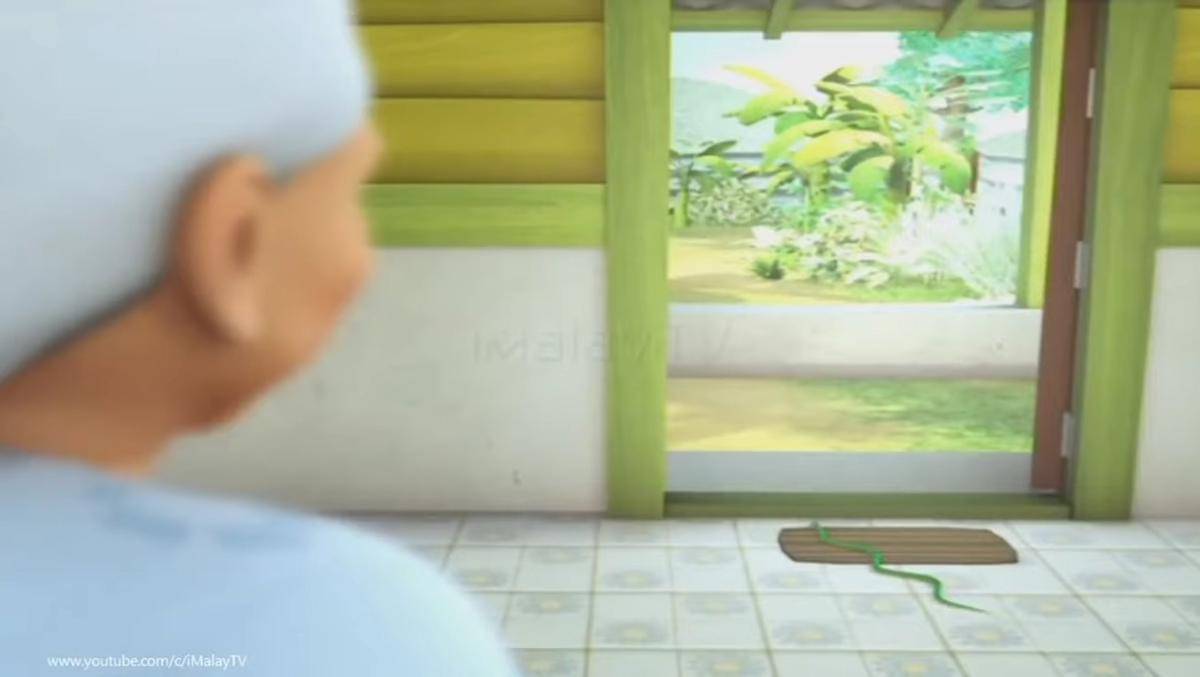 Cuplikan episode Patuk Kau di serial Upin & Ipin (dok. Les' Copaque Production)