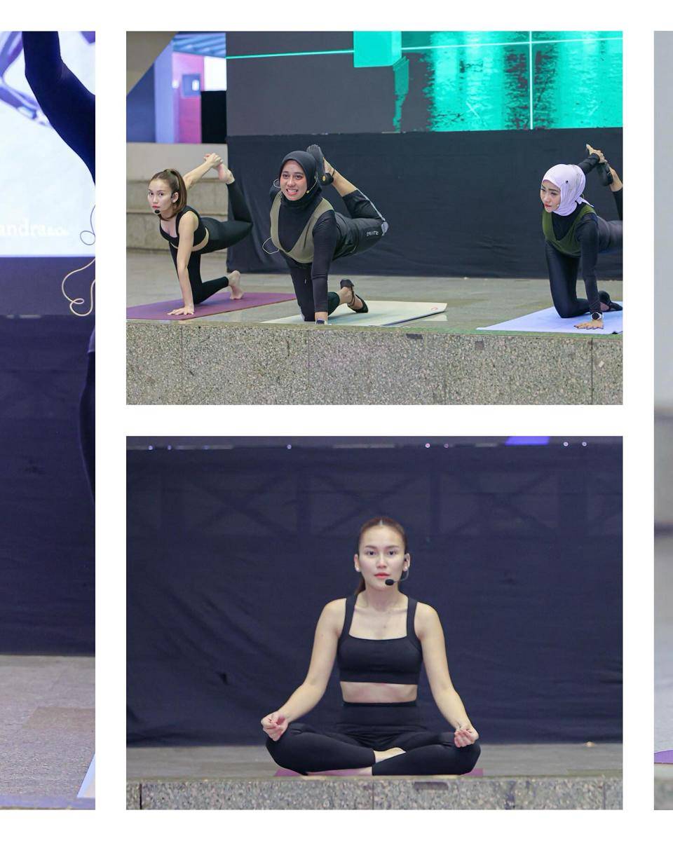 Ayu Ting Ting Jadi Instruktur Yoga