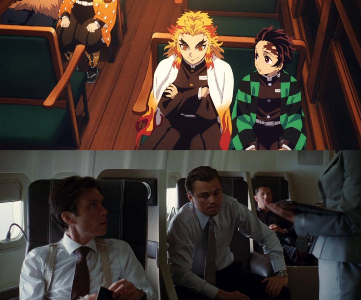 kemiripan Demon Slayer: Mugen Train dengan Inception