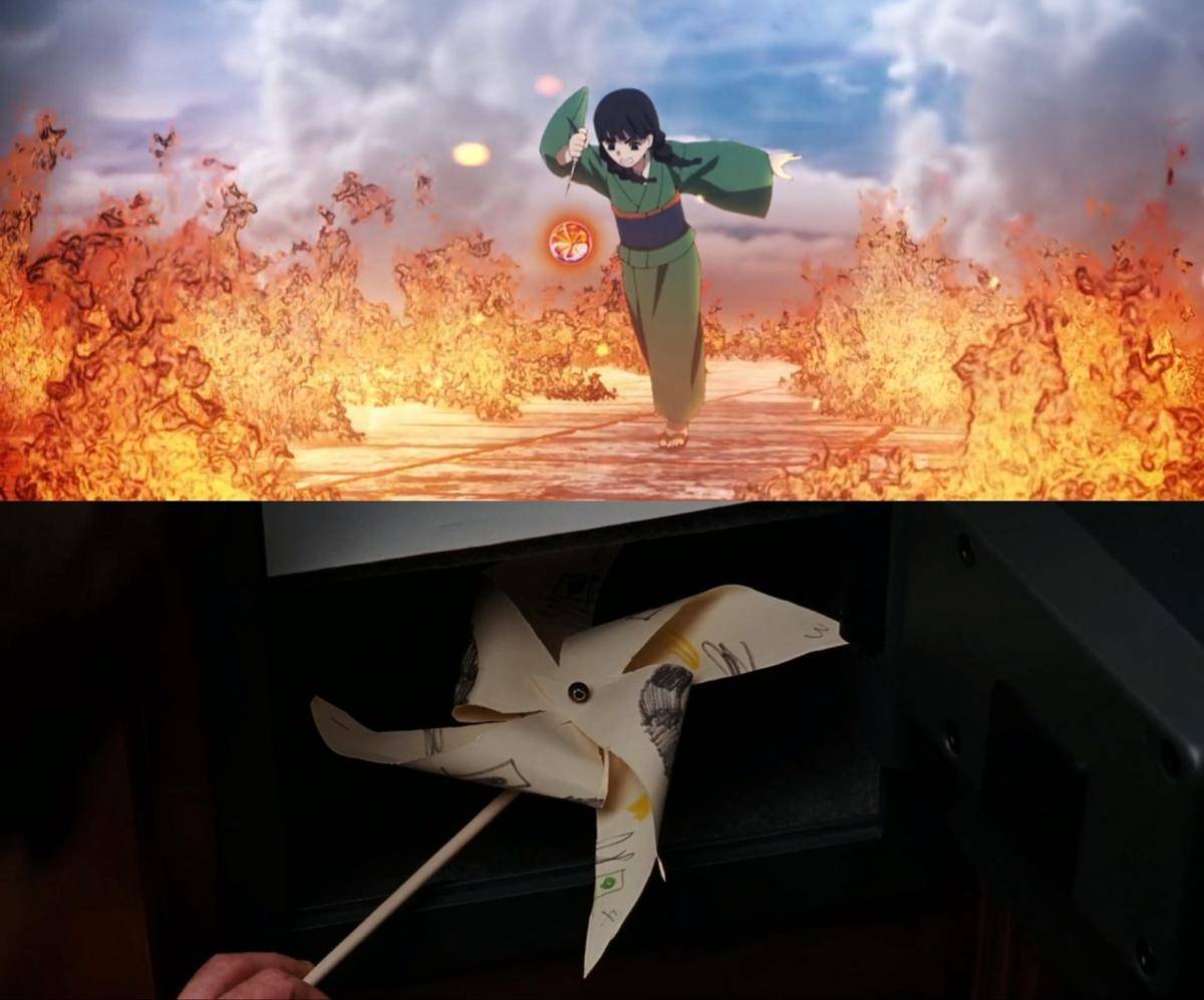 kemiripan Demon Slayer: Mugen Train dengan Inception