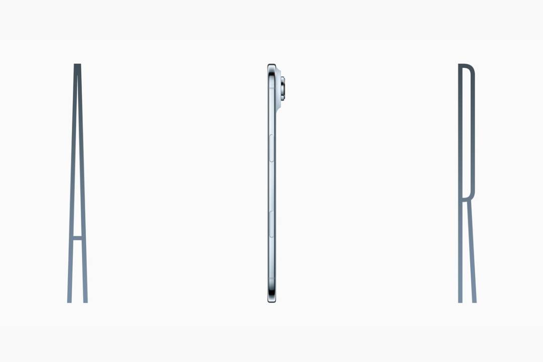 ilustrasi seberapa tipis iPhone 17 Air (dok. Apple)
