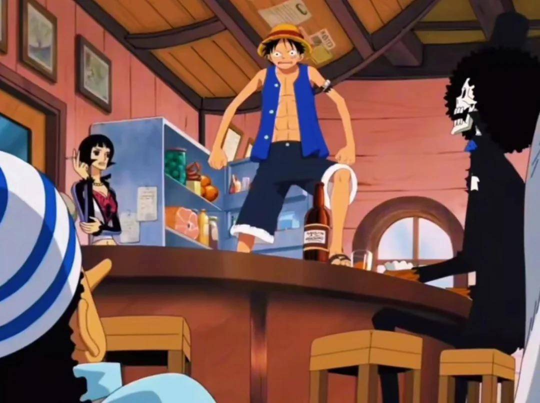 Luffy memarahi Usopp