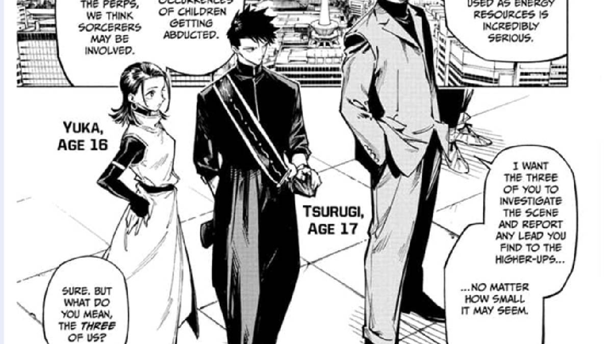 Yuka dan Tsurugi merupakan cucu dari Yuta Okkotsu dan Maki Zenin.