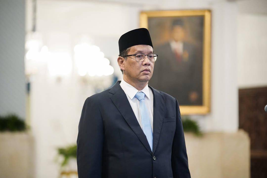 Purbaya Yudhi Sadewa saat di lantik menjadi Menteri Keuangan