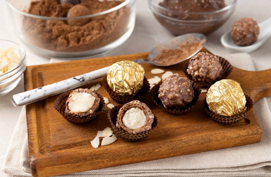 ilustrasi cokelat praline (freepik.com/freepik)
