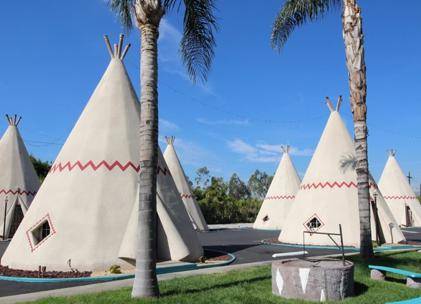 Potret The Wigwam Motel, Amerika Serikat 