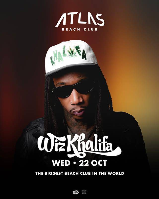 Wiz Khalifa bakal tampil di Atlas Beach Club Bali 2025