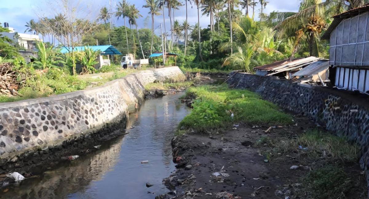 Kondisi Sungai Candigara di Desa Kusamba