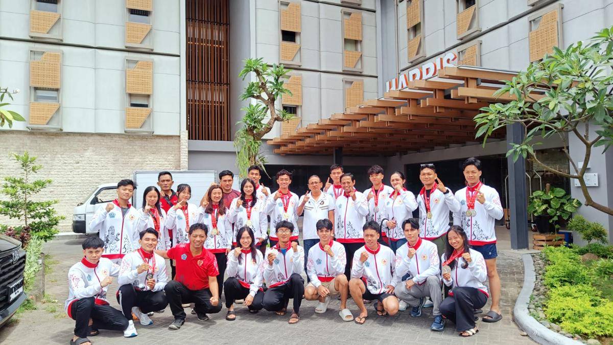 Tim wushu Denpasar. (dok.Pengkot WI Denpasar)