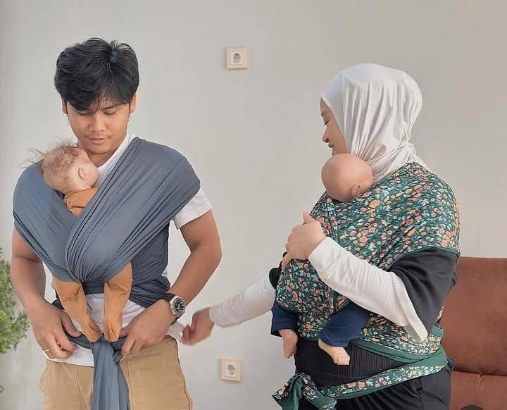 potret Alca Octaviani dan Bintang Emon ikut kelas kehamilan